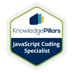 Certificazione Knowledge Pillars JavaScript Coding Specialist Badges